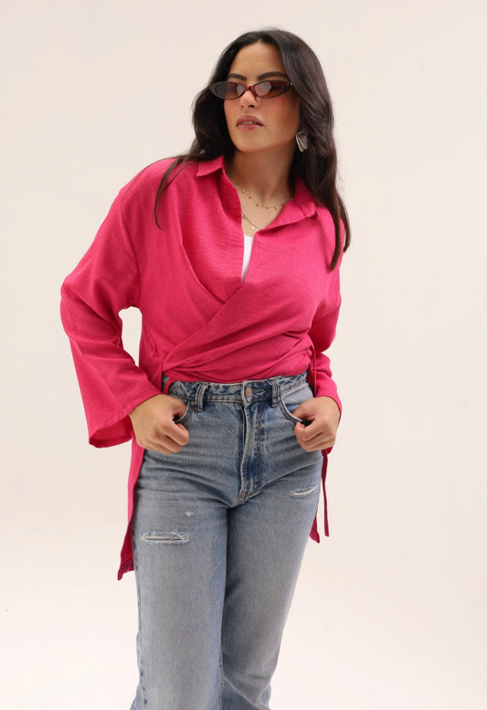 Azola Shirt In Fushia