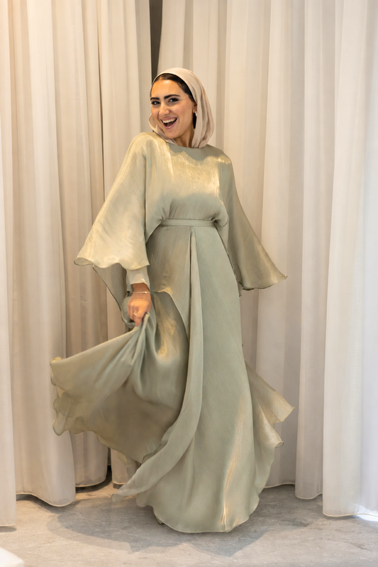 "Sofi” dress in olive