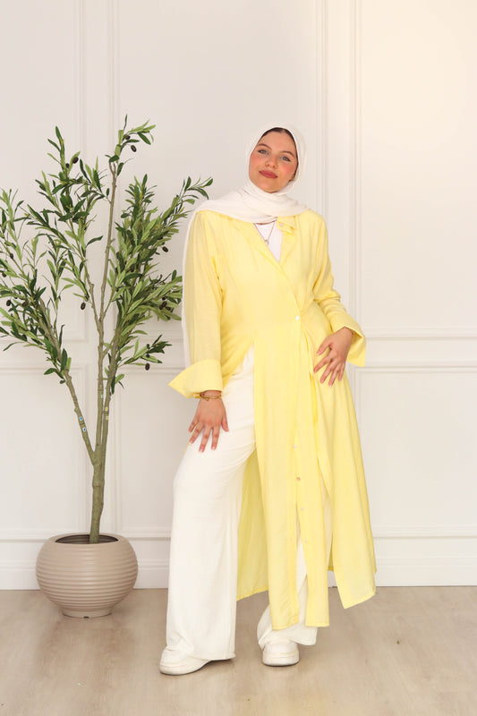 Fiona Shirt in Butter Yellow