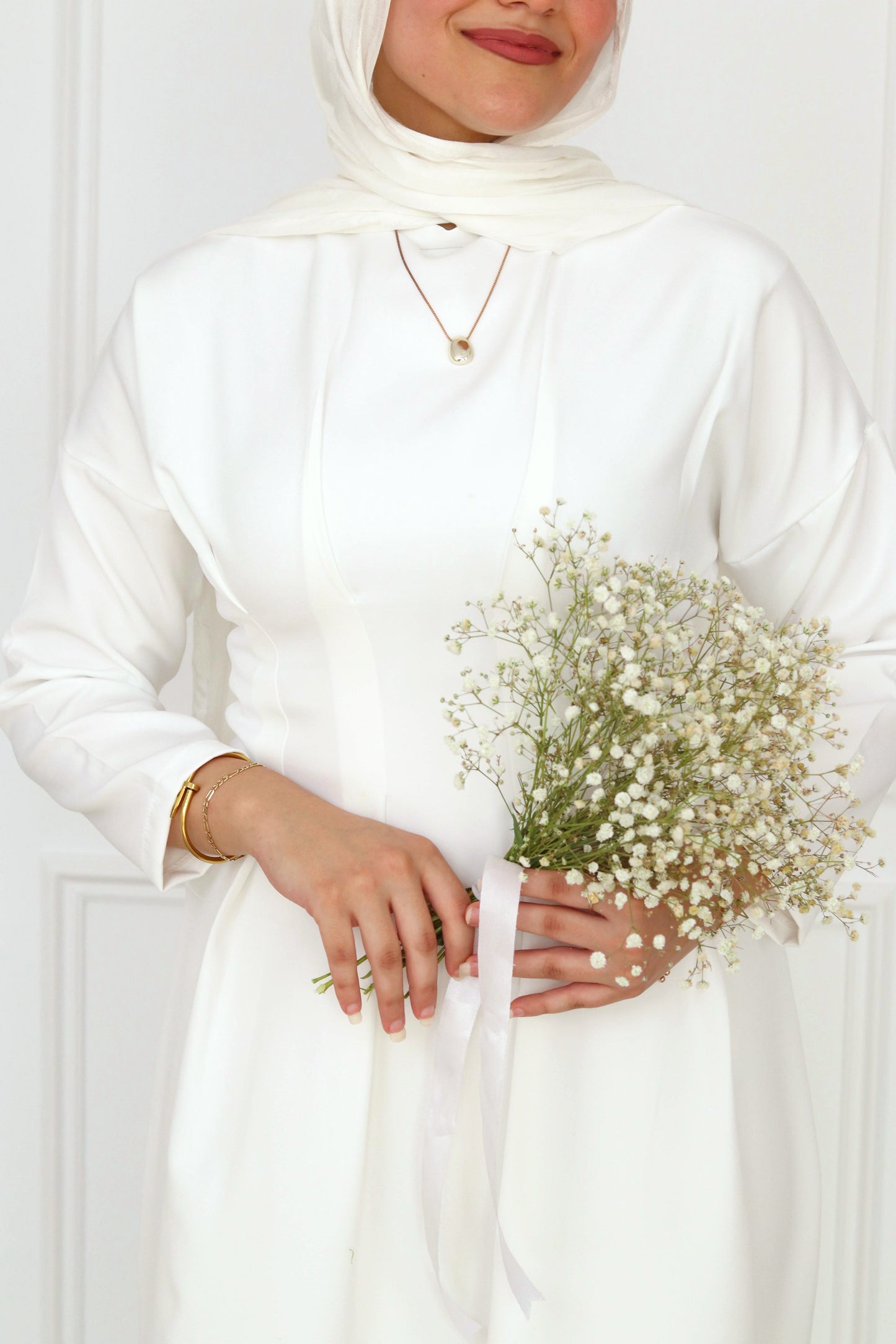 Bella dress in White
