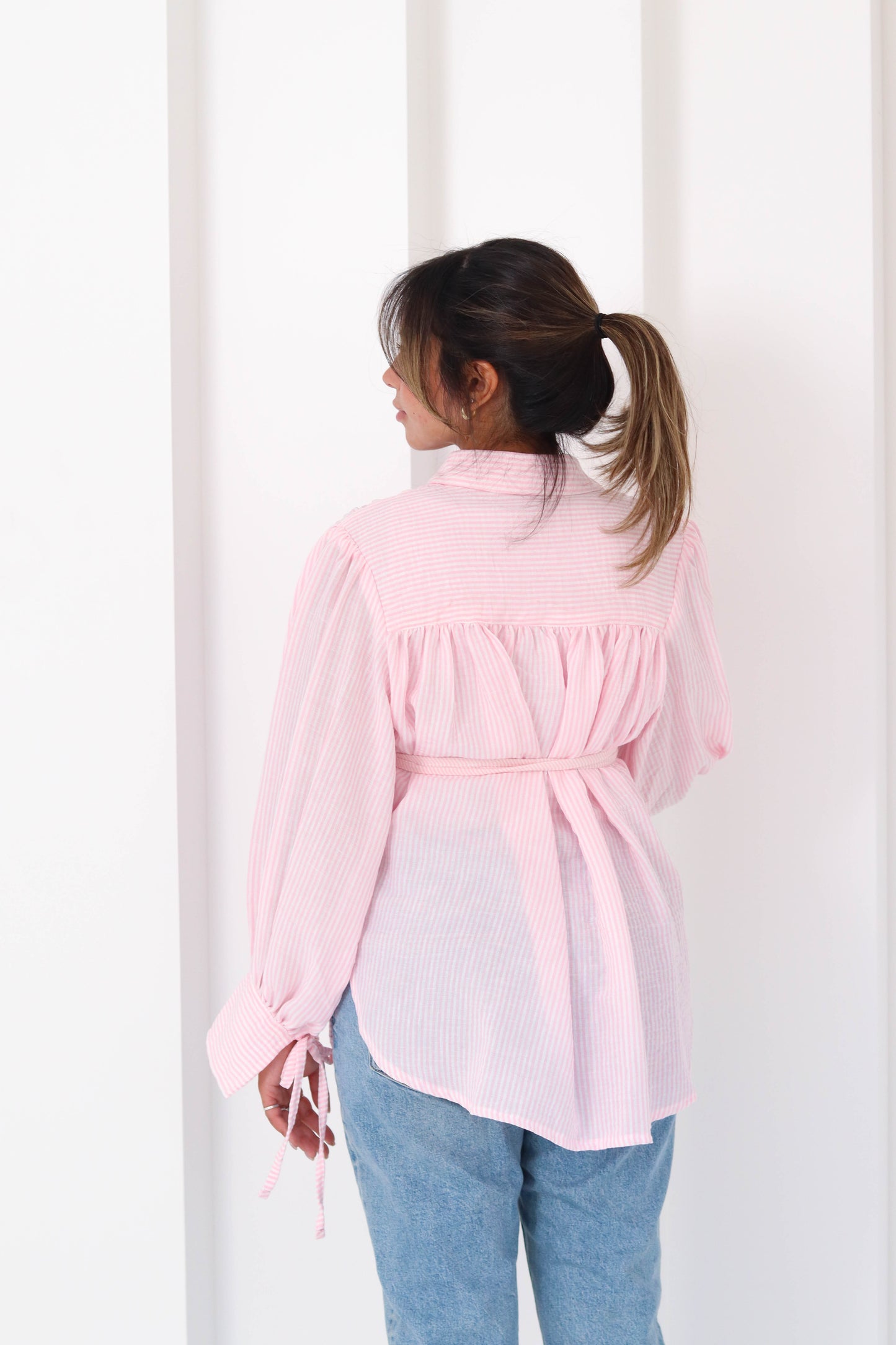 Sirena Shirt in Baby Pink