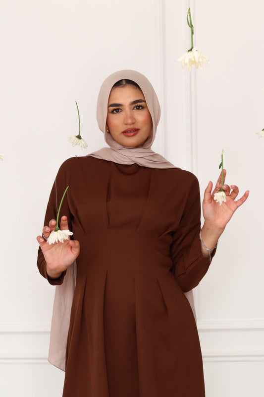 Bella dress in Brown