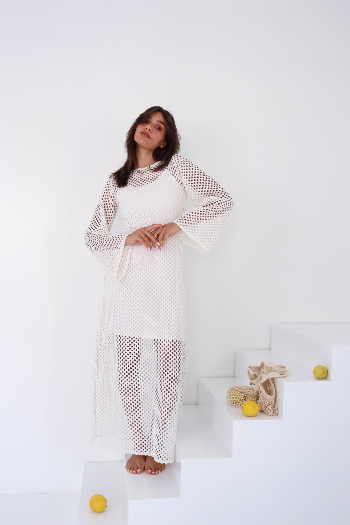 Fishnet coverup/dress