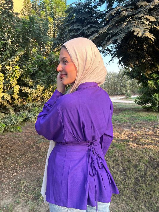 Victoria shirt in purple