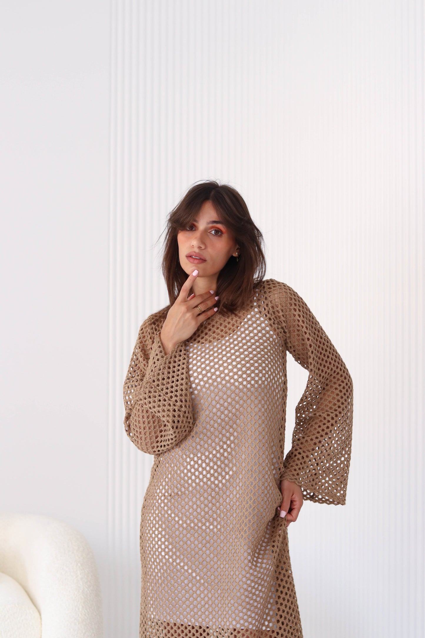 Fishnet coverup/dress