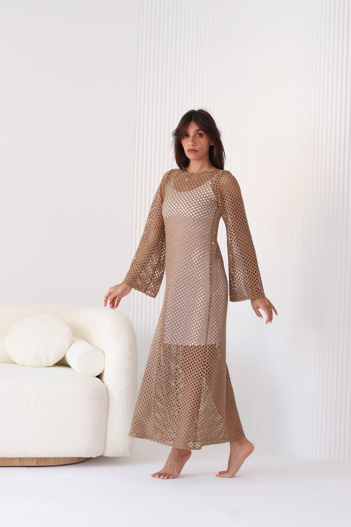 Fishnet coverup/dress