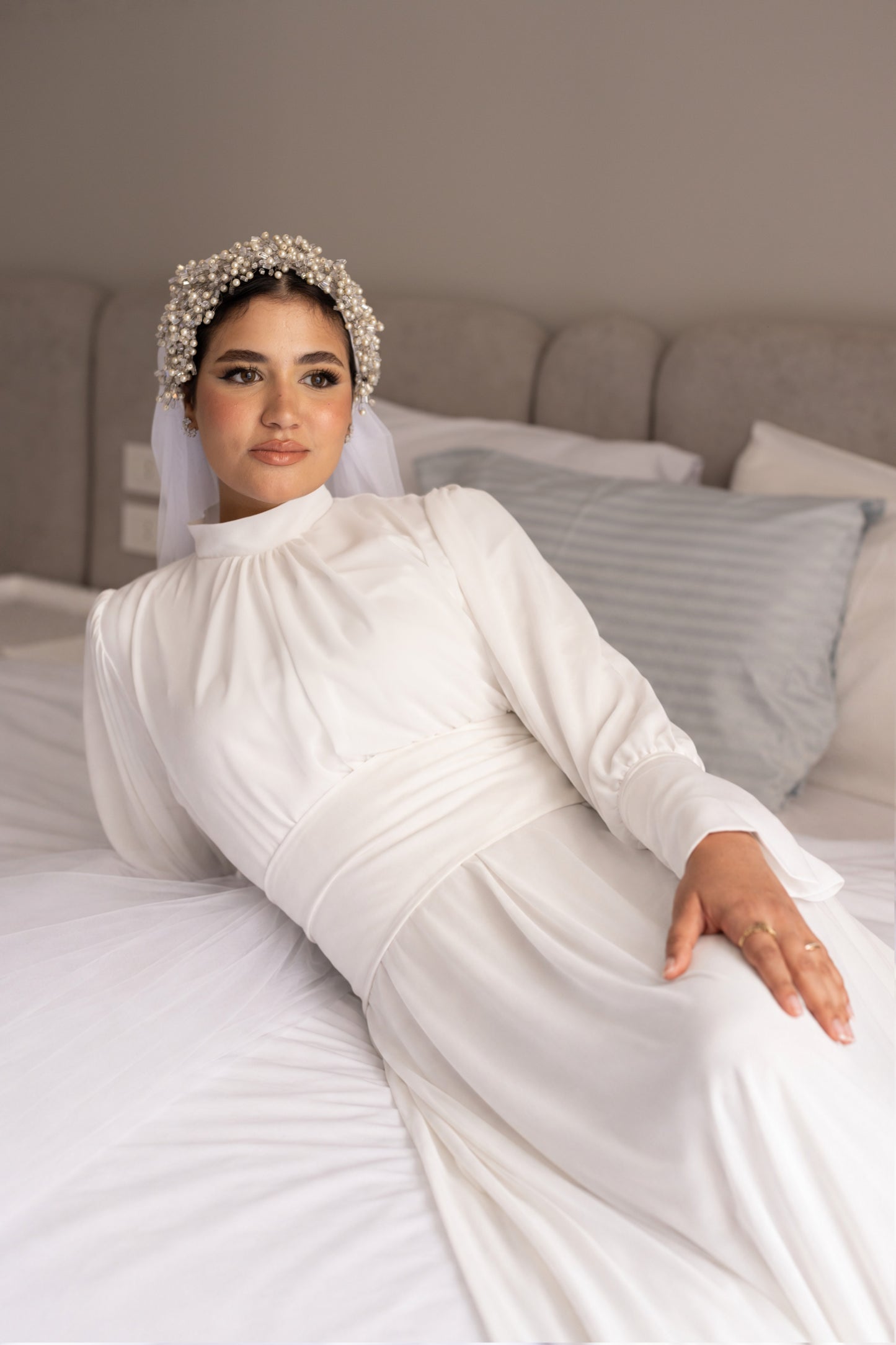"Cecile” dress in white [PRE-ORDER]