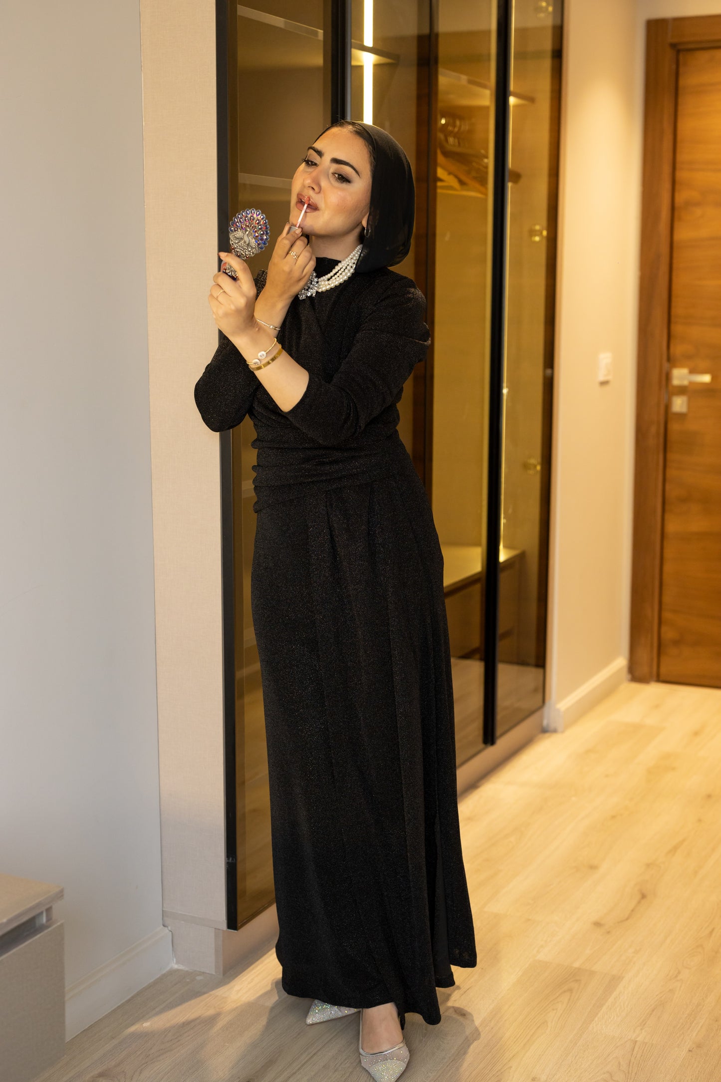 "Elen” dress in black [PRE-ORDER]