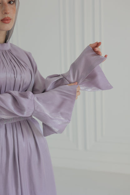 “Soleil” dress in lilac