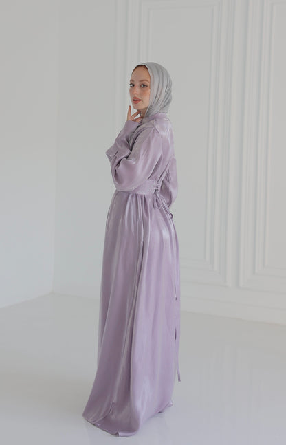 “Soleil” dress in lilac