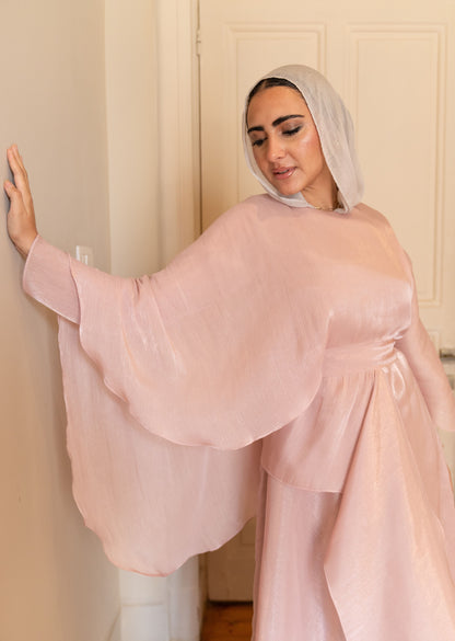 "Sofi” dress in dusty rose