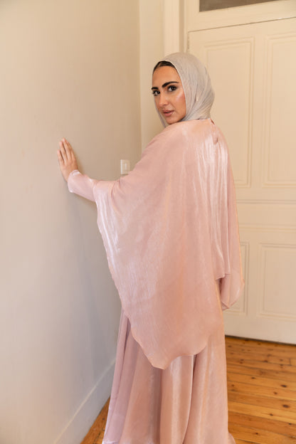 "Sofi” dress in dusty rose
