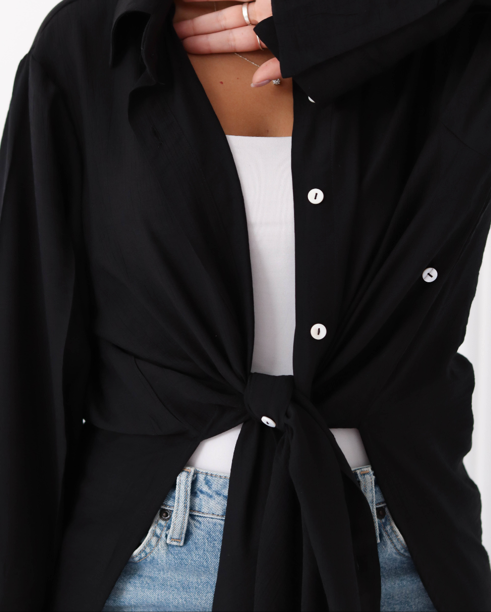 Fiona Shirt in Black