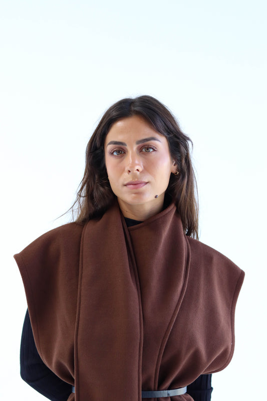 The "DAWN" Cape in brown