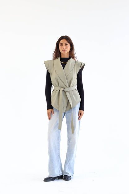The "OPAL" Vest in Olive