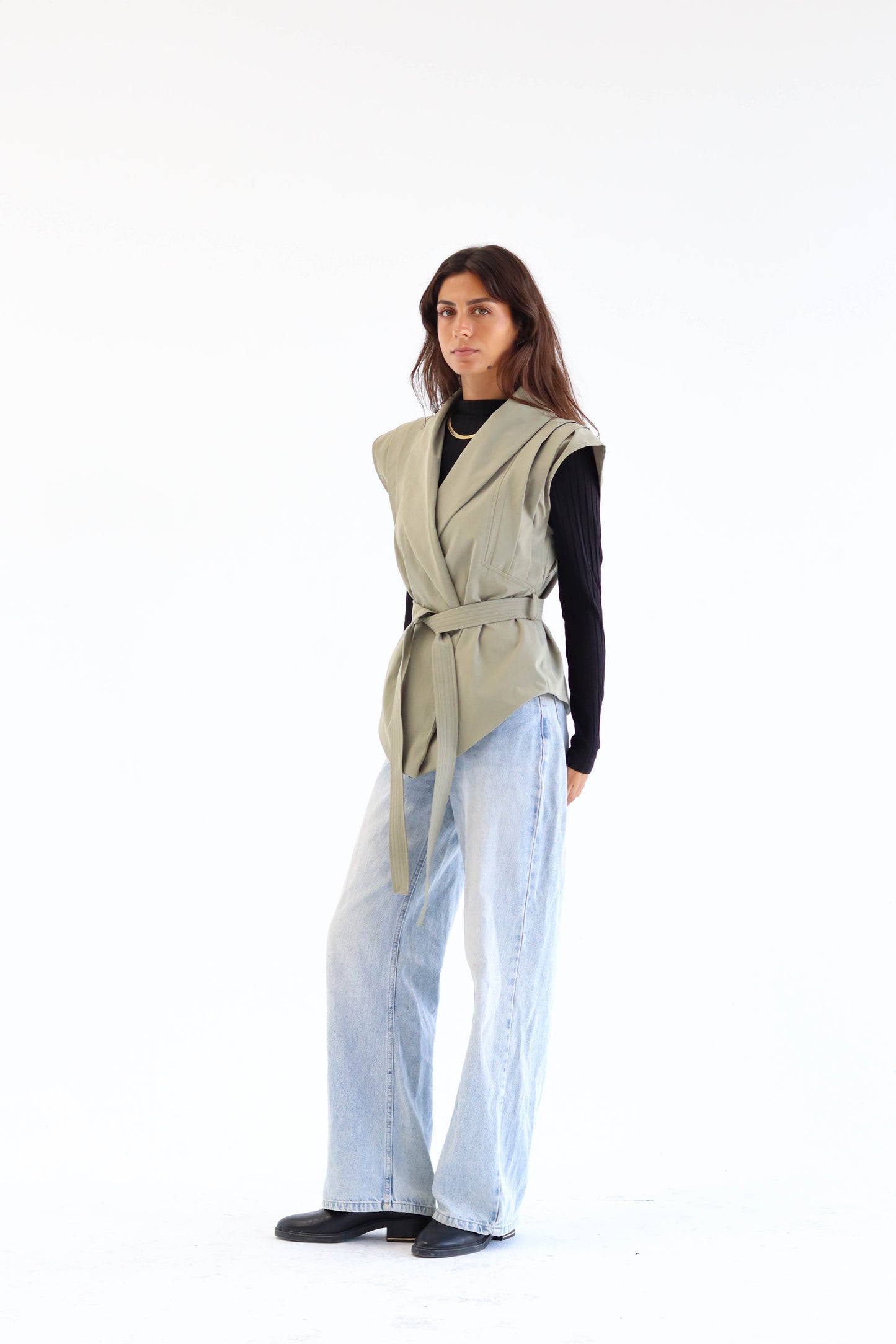 The "OPAL" Vest in Olive