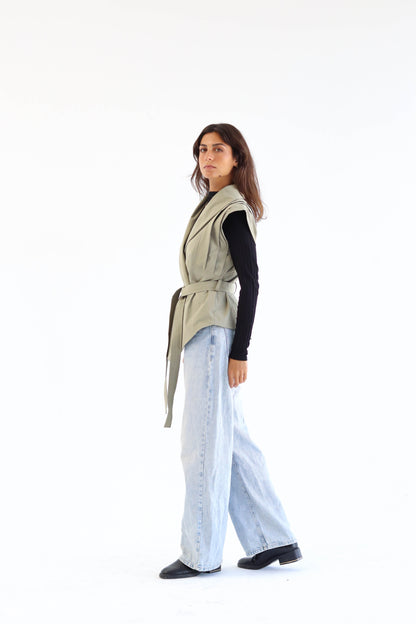 The "OPAL" Vest in Olive