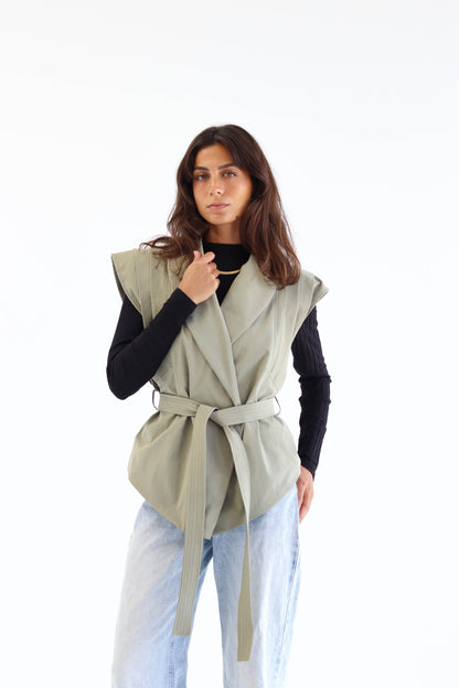 The "OPAL" Vest in Olive