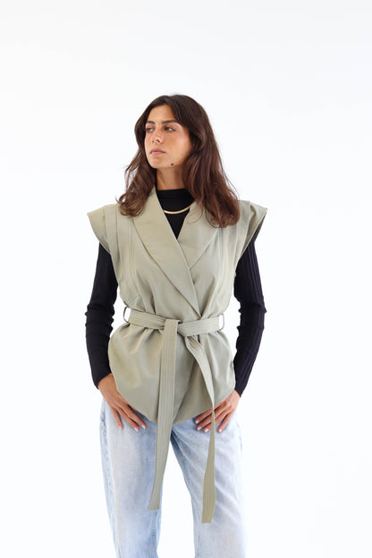 The "OPAL" Vest in Olive