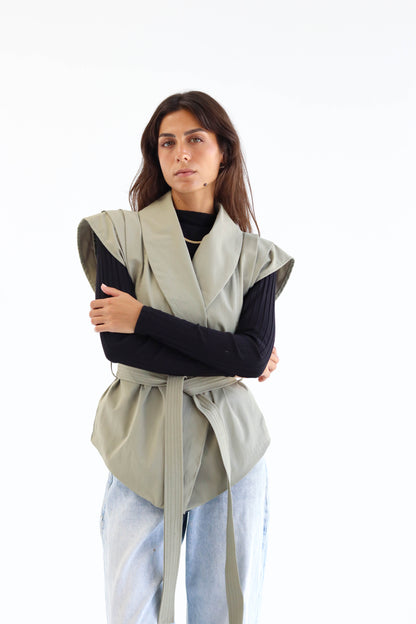 The "OPAL" Vest in Olive