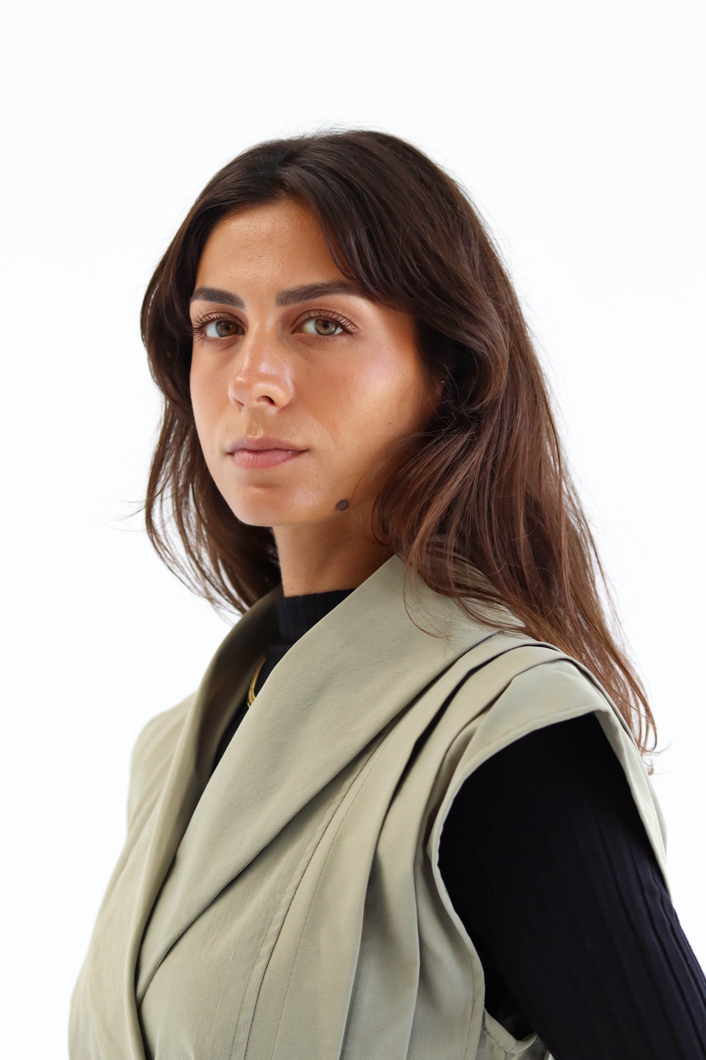 The "OPAL" Vest in Olive