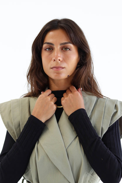 The "OPAL" Vest in Olive