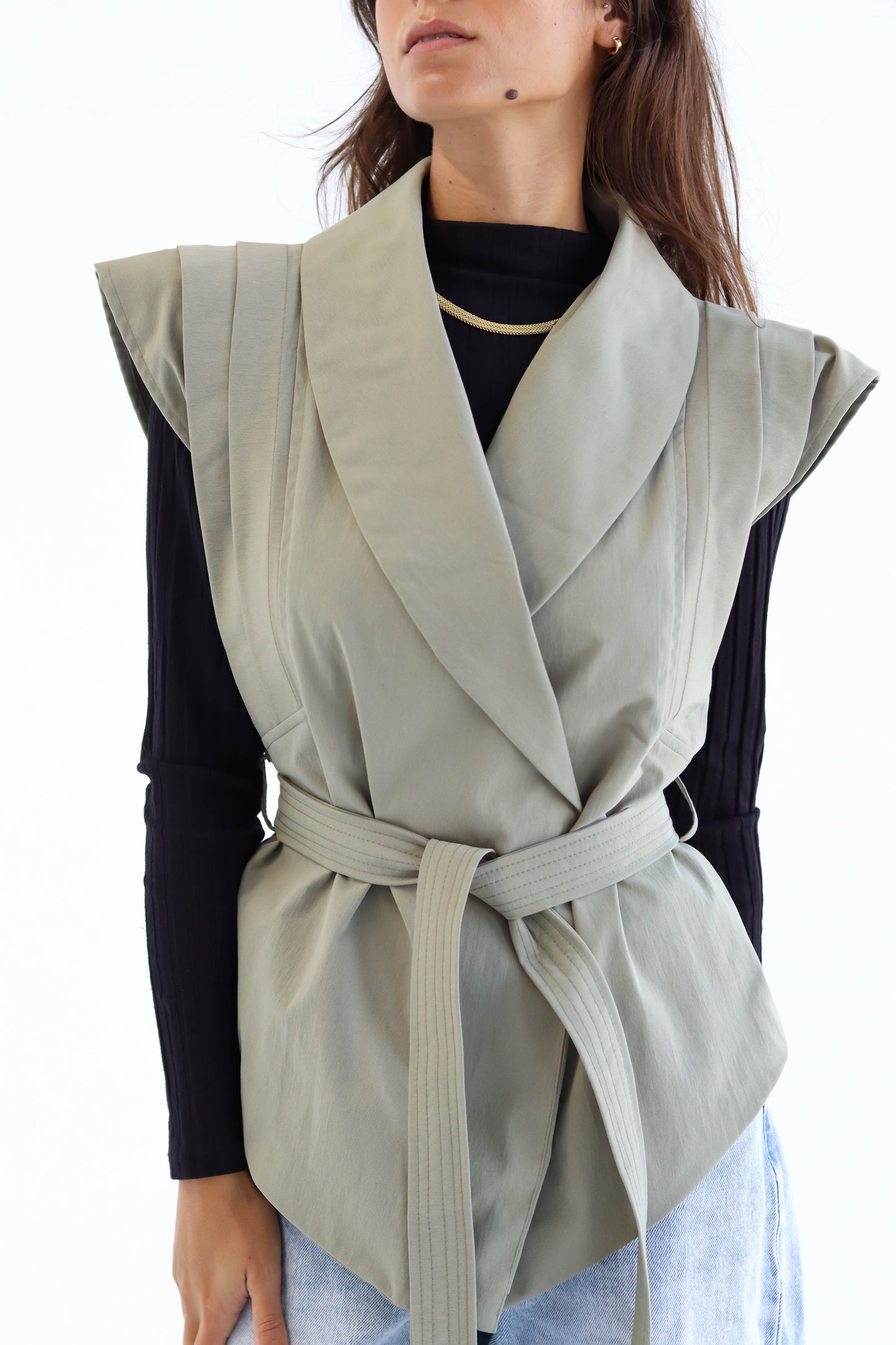 The "OPAL" Vest in Olive