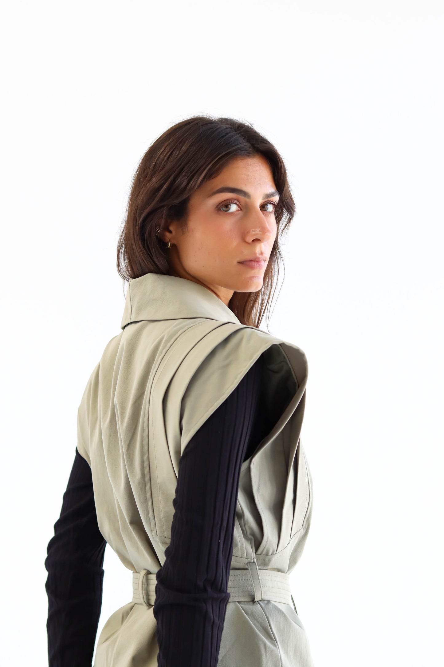 The "OPAL" Vest in Olive