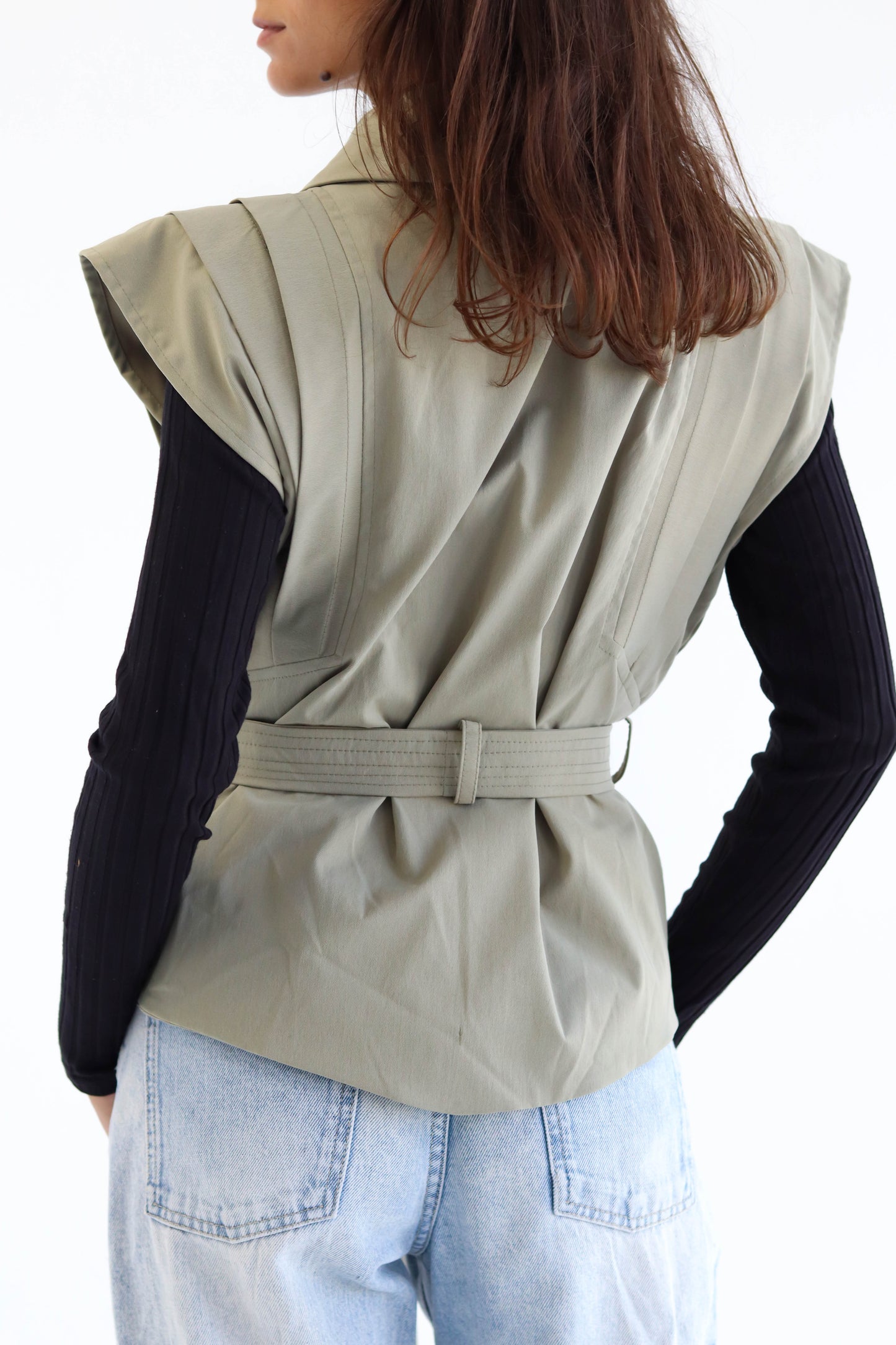 The "OPAL" Vest in Olive