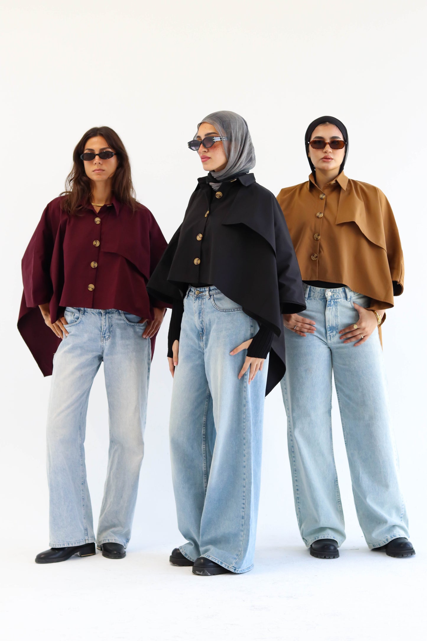 The "IVY" Cape in camel