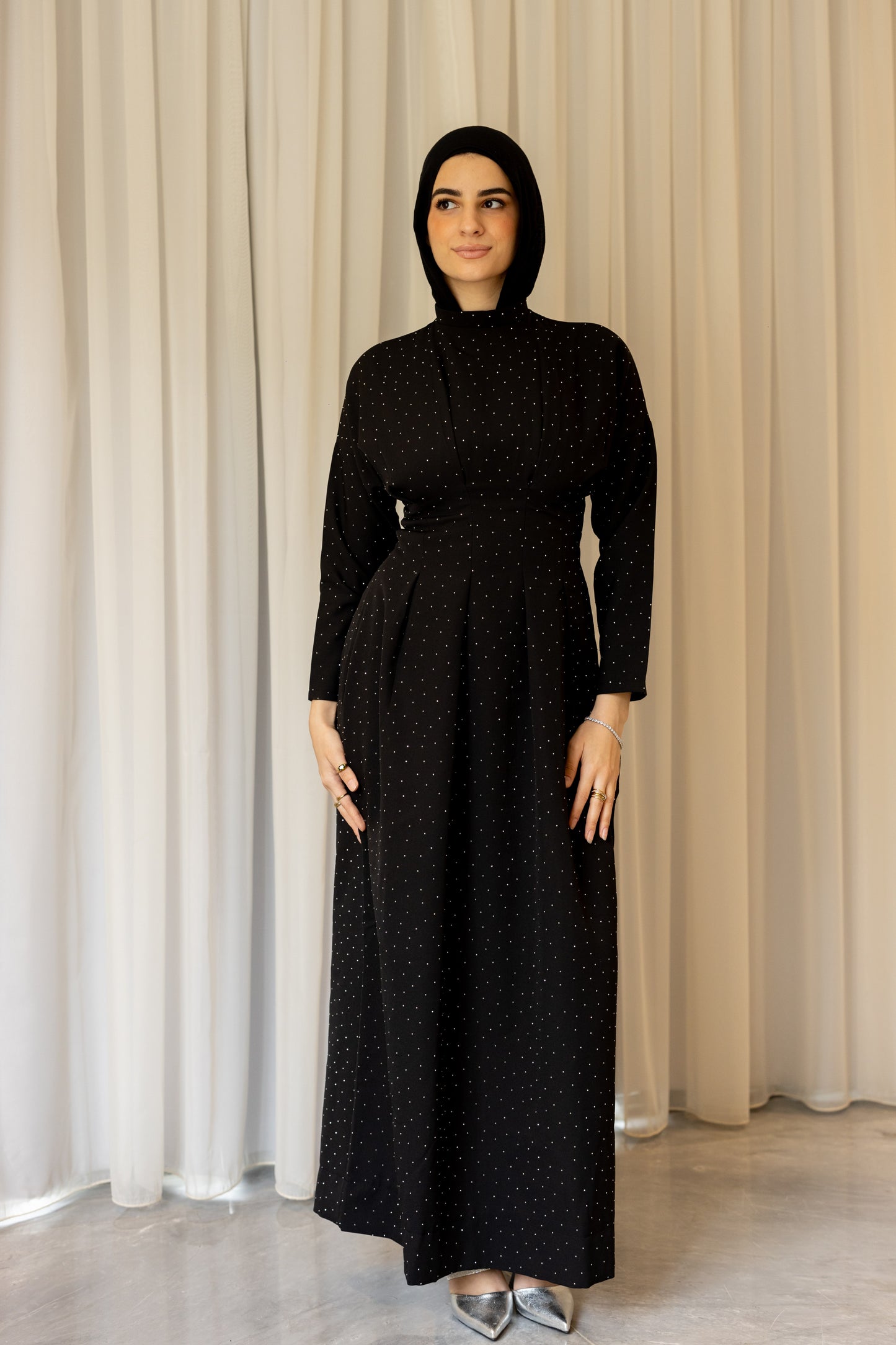 Bella Luxe Dress in Black