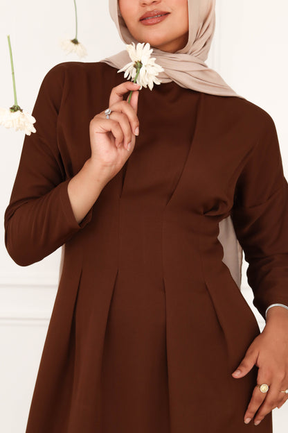 Bella dress in Brown