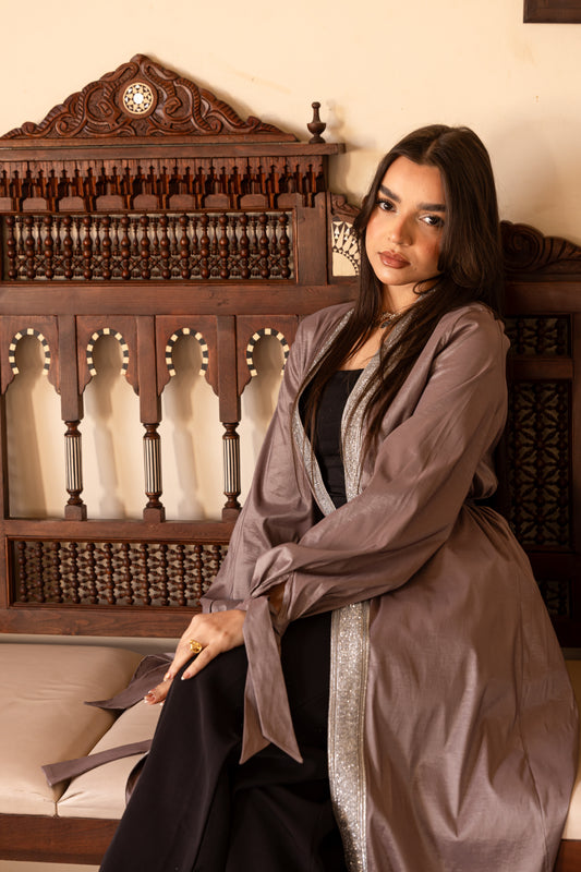 "Zeina" Kaftan in Cafe