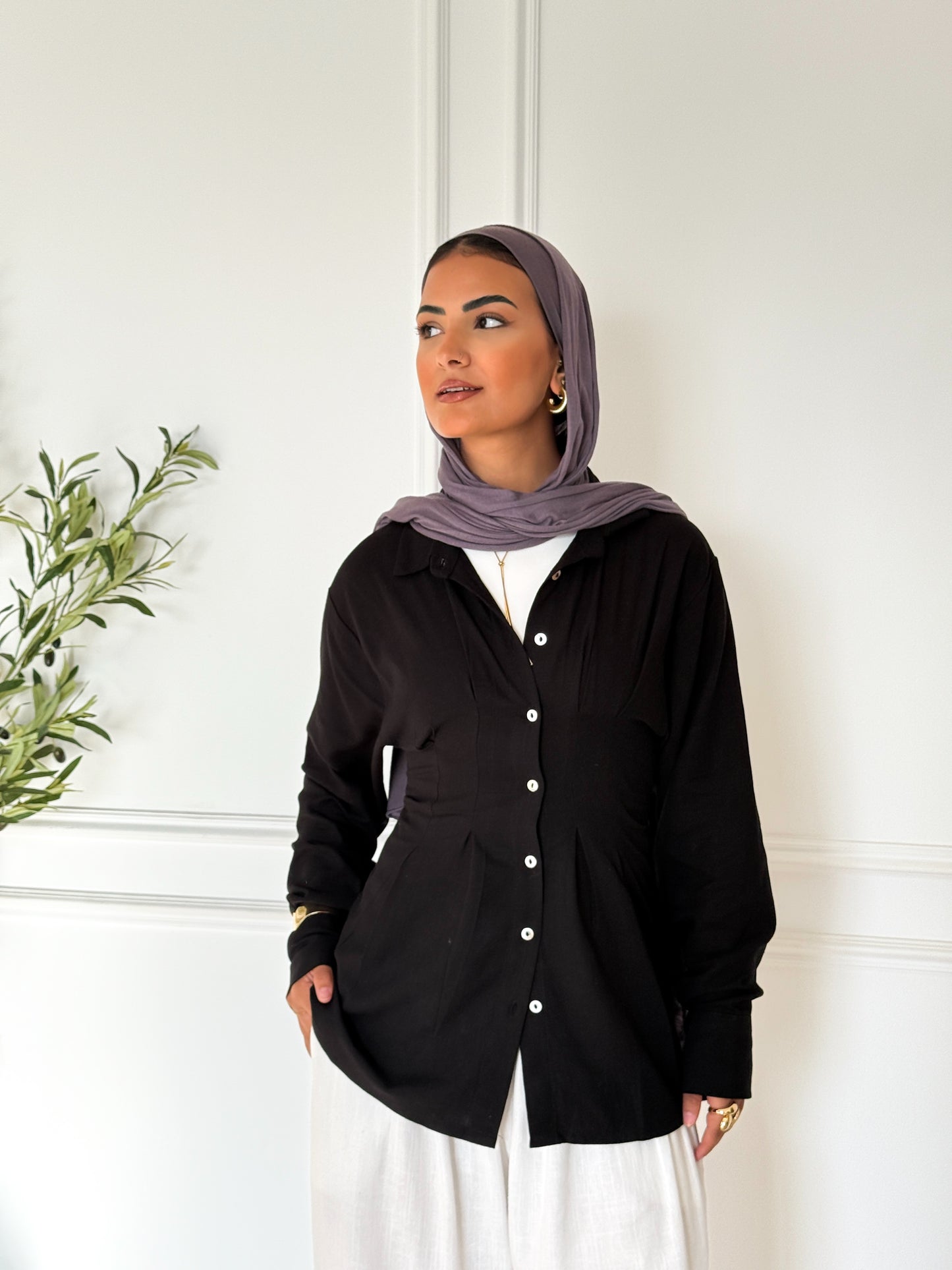 Victoria shirt in black