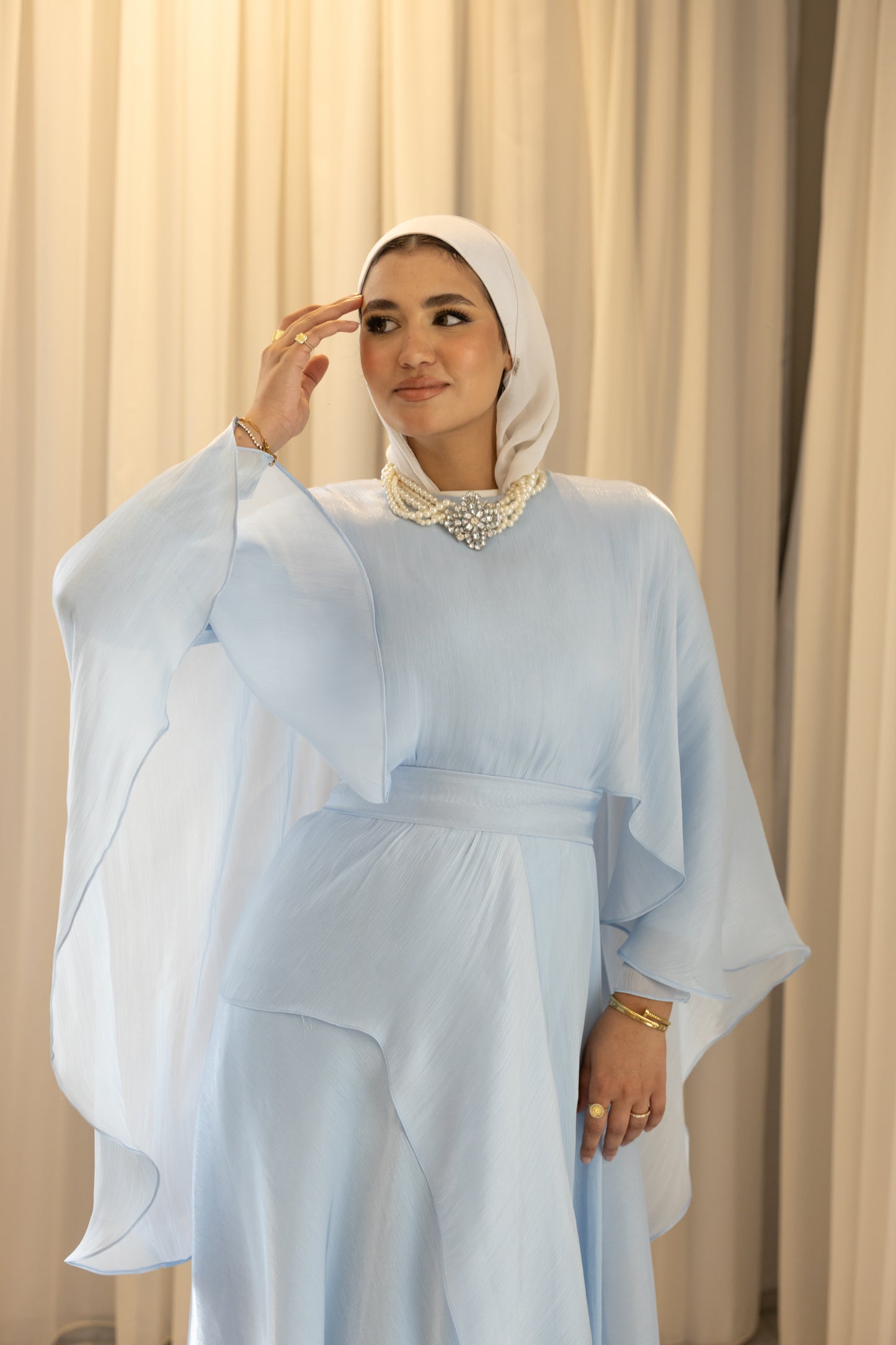 "Sofi” dress in baby blue [PRE-ORDER]