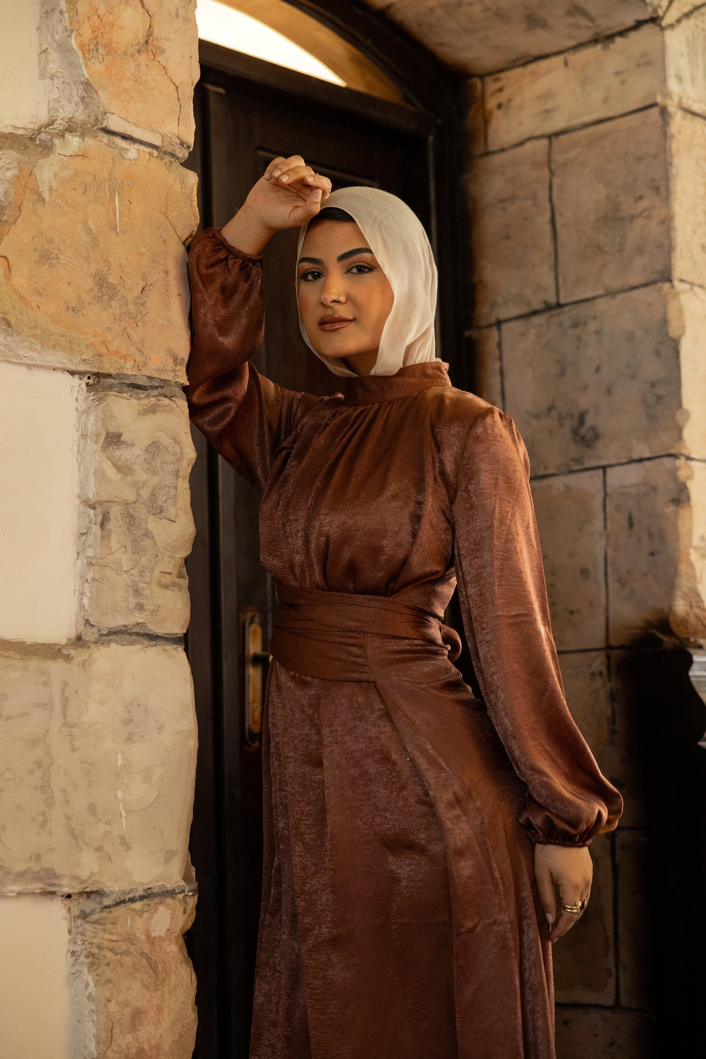 "SOLA” dress in havan