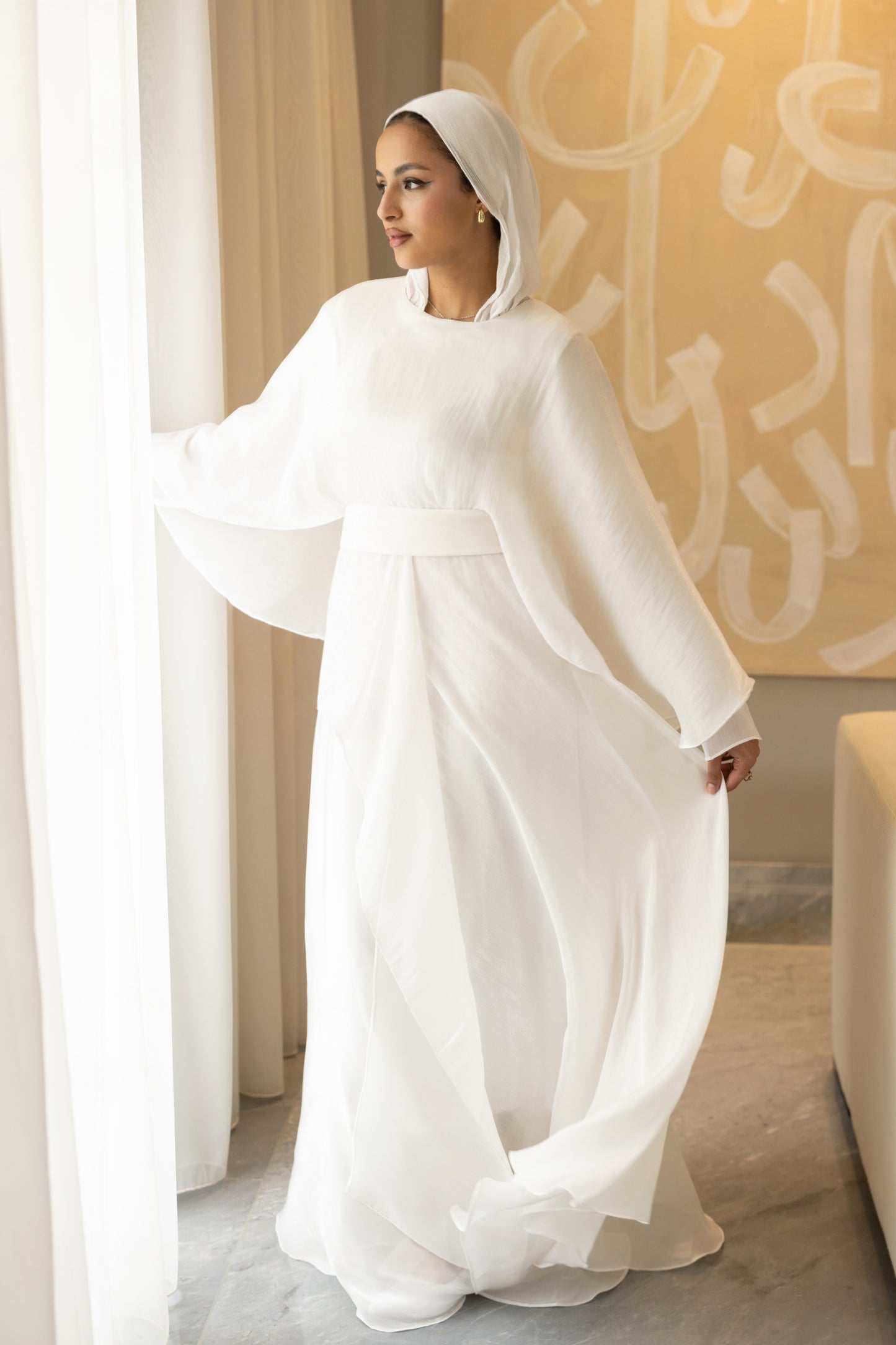 "Sofi” dress in white