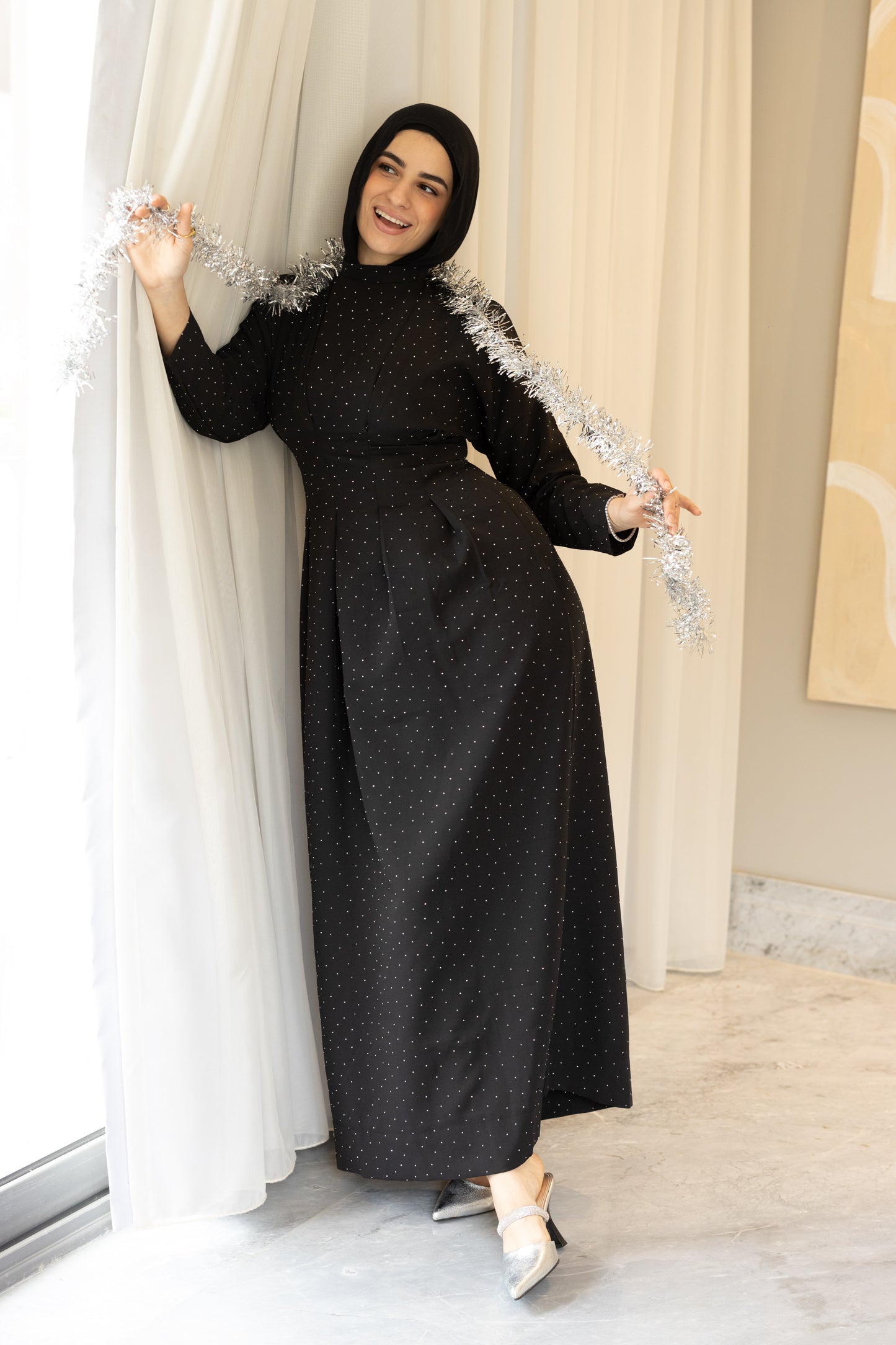Bella Luxe Dress in Black