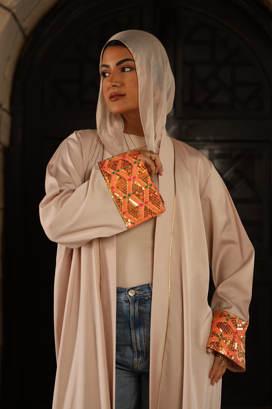 "Nuray" Kaftan in Beige