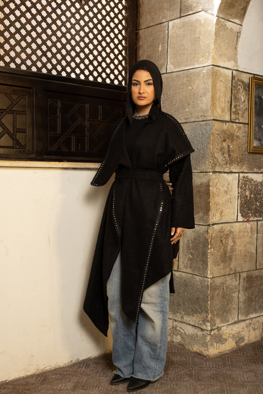 "Sophia" Cardigan in Black