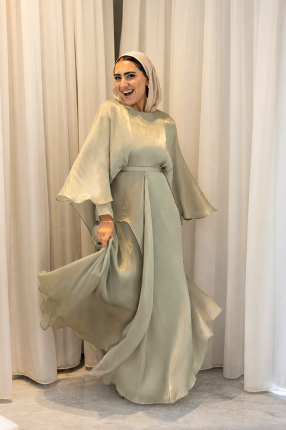 "Sofi” dress in olive