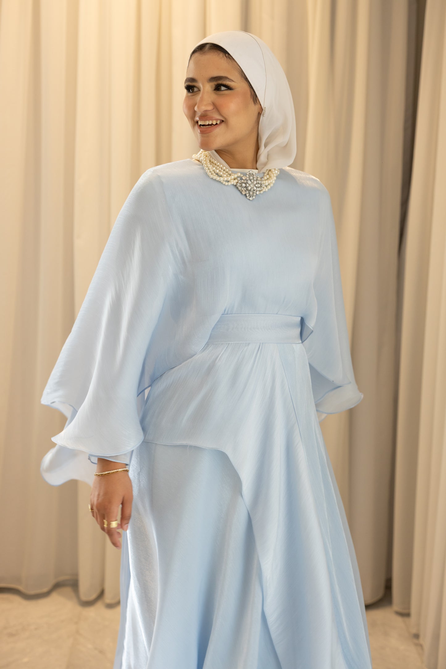 "Sofi” dress in baby blue [PRE-ORDER]