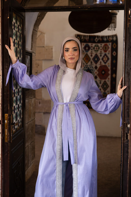 "Zeina" Kaftan in Lilac