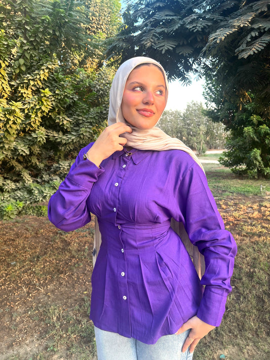 Victoria shirt in purple
