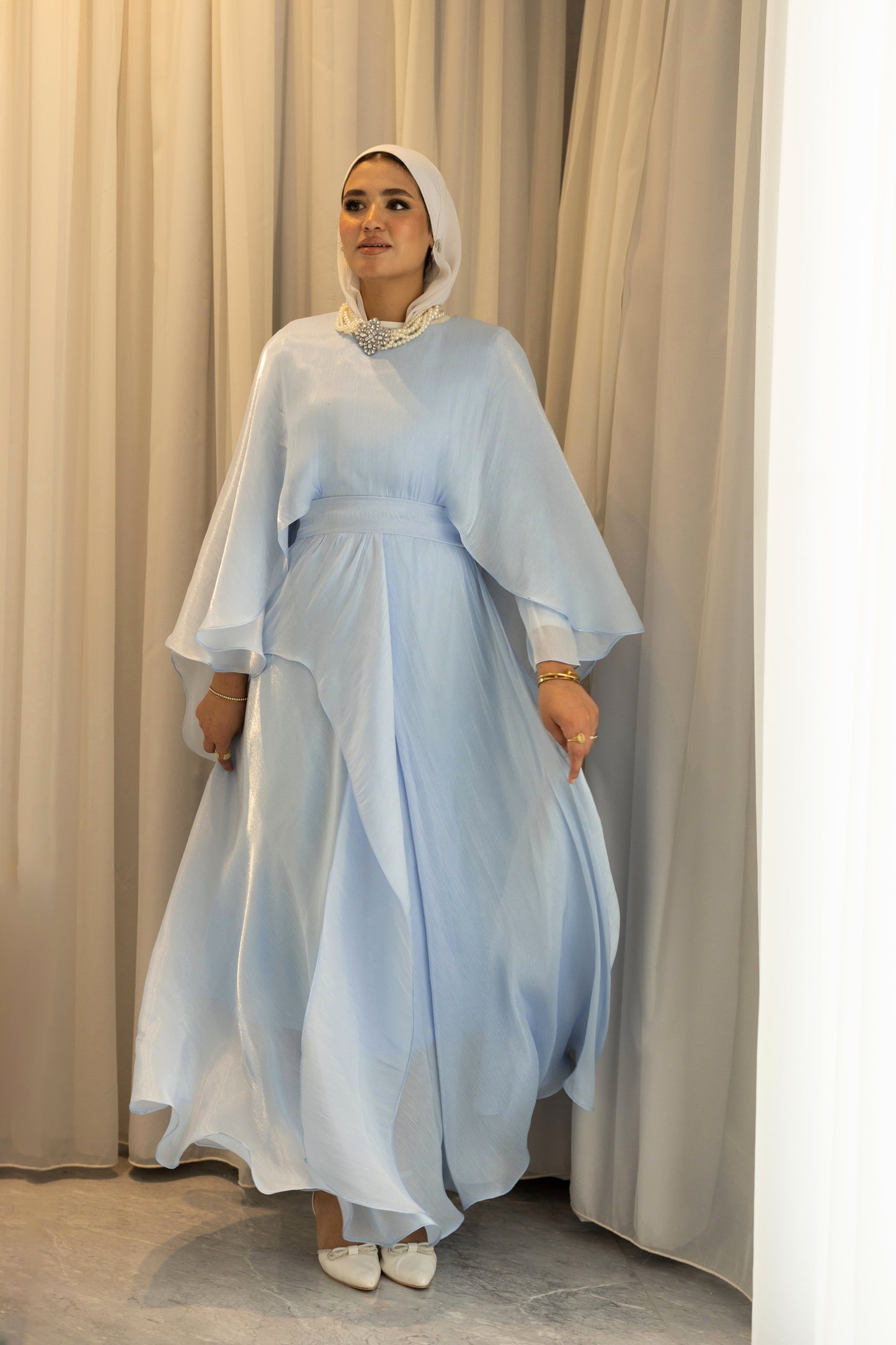 "Sofi” dress in baby blue [PRE-ORDER]
