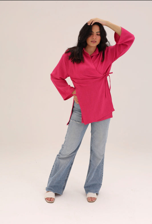 Azola Shirt In Fushia