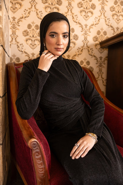 "Elen” dress in black [PRE-ORDER]