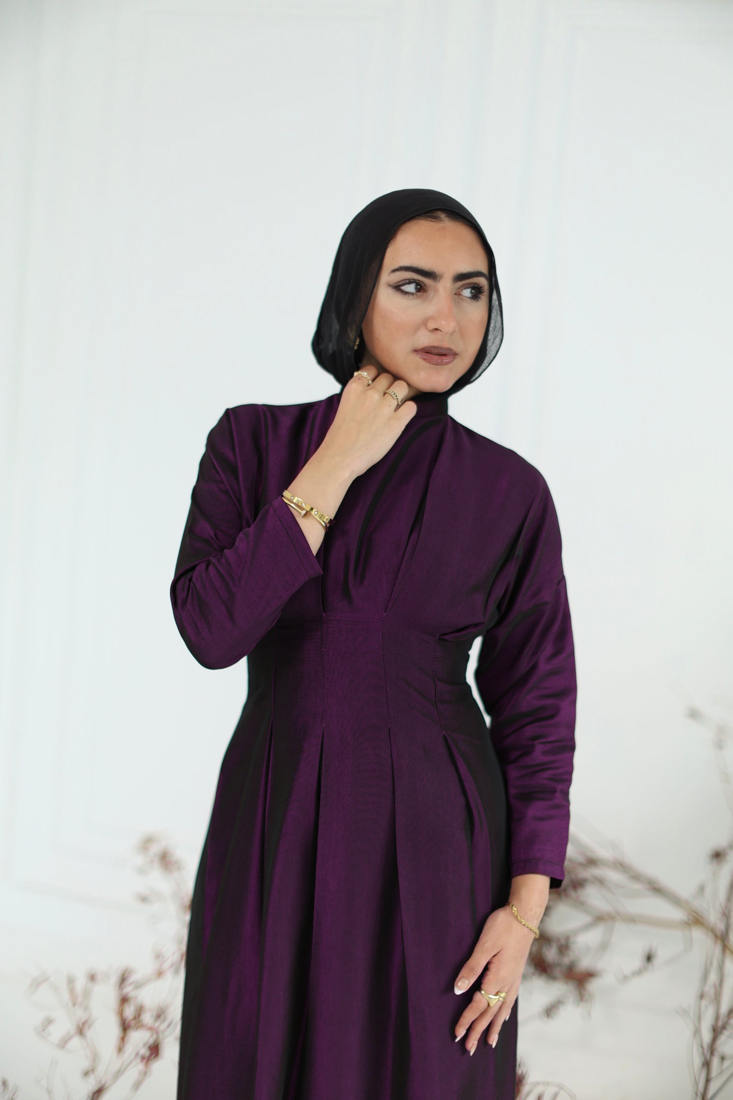 Bella Charm Dress in purple