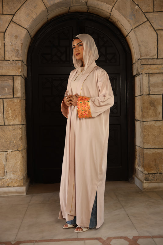 "Nuray" Kaftan in Beige