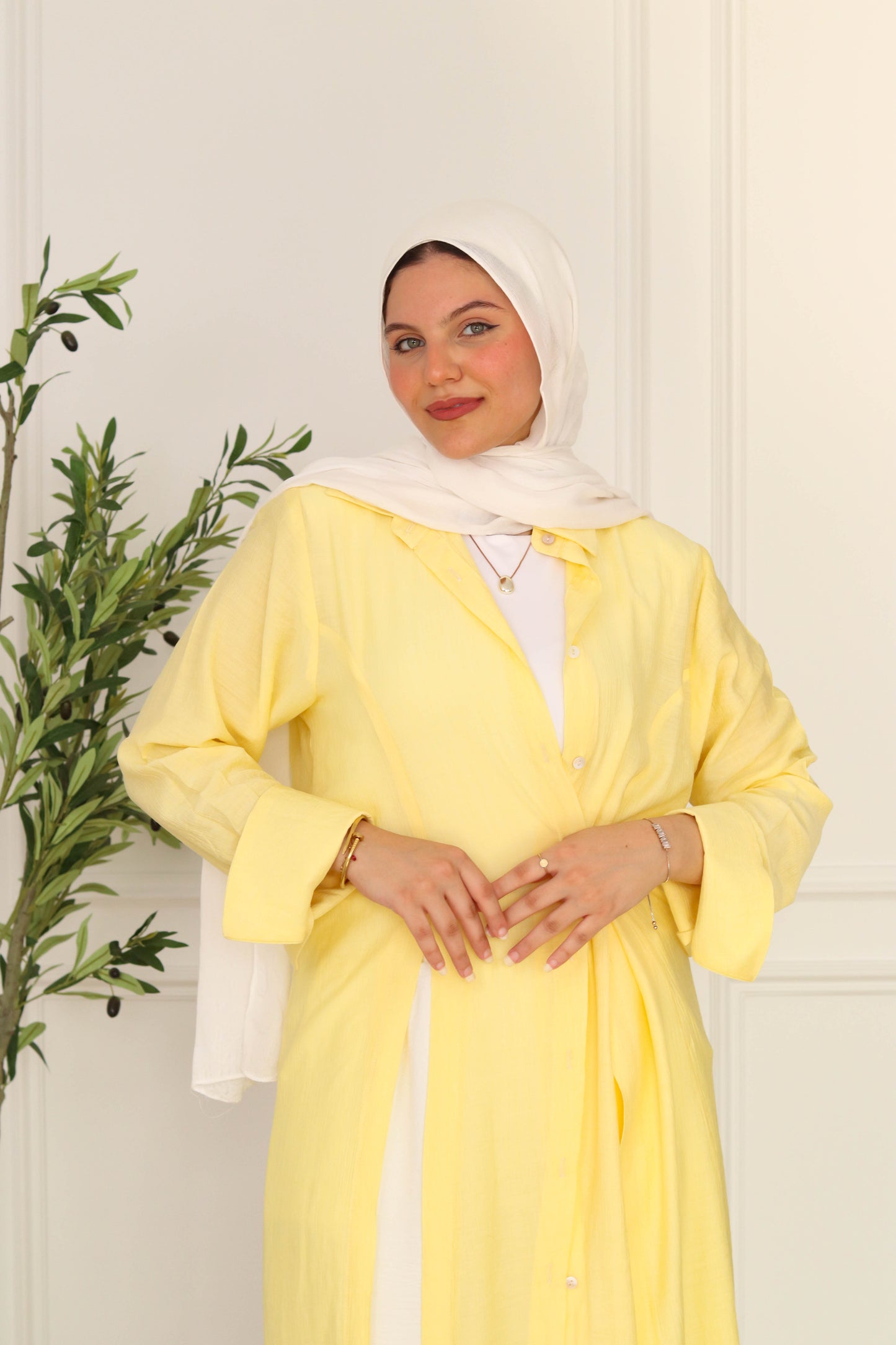 Fiona Shirt in Butter Yellow